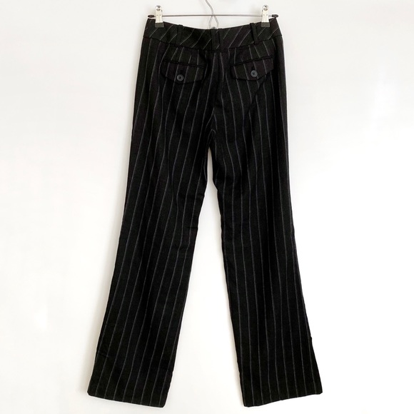 Ann Taylor LOFT 100% Wool Straight Pants Size 0 - Picture 3 of 6